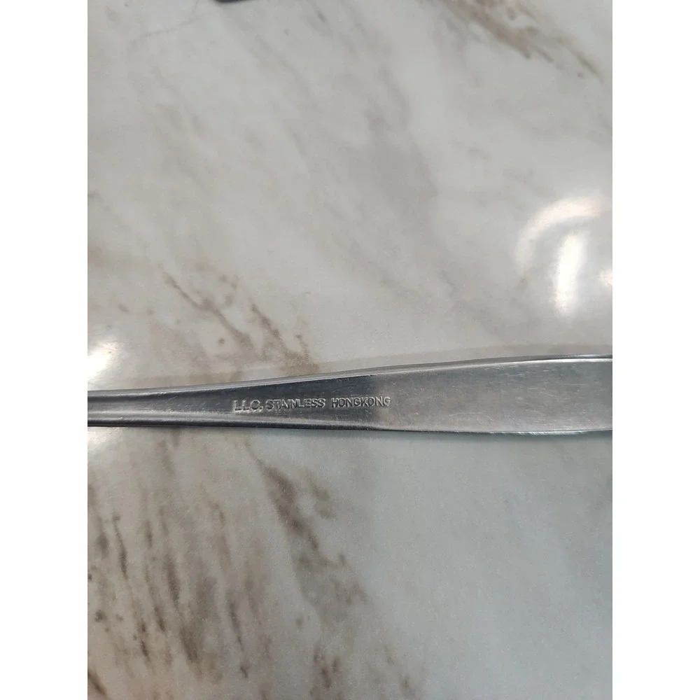 Vintage Imperial IIC Cadiz Stainless Flatware Set 7 Spoon Hong Kong